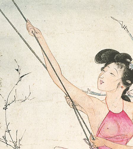 罗田-胡也佛的仕女画和最知名的金瓶梅秘戏图